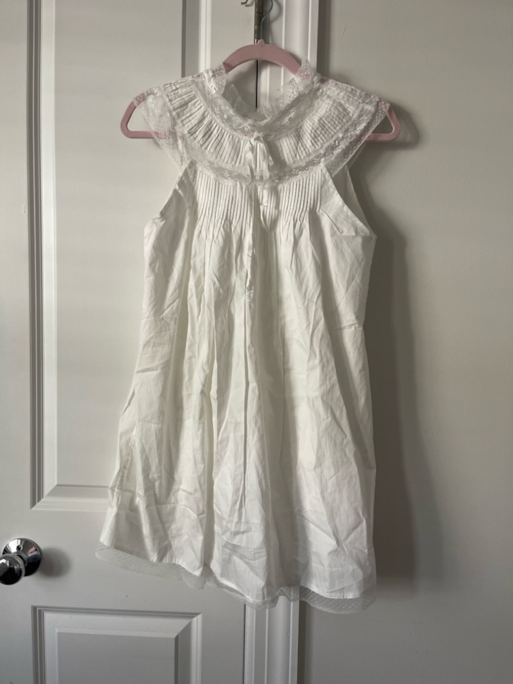 Doen Inspired Cotton Dress with lace